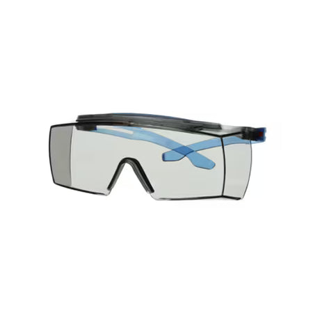 3M™ SecureFit™ 3700 Überbrille, blau Bügel, Brauenschutz, Scotchgard™ Anti-Beschlag (K&N), hellgraue Innen-/Außenlinse, SF3707XSGAF-BLU-EU, 20/Karton