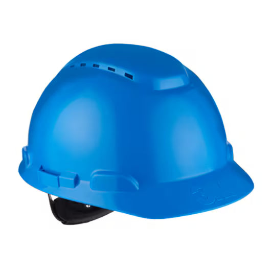 3M™ Schutzhelm, Ratschenverstellung, Belüftung, Kunststoffschweißband, Blau, H700N-BB