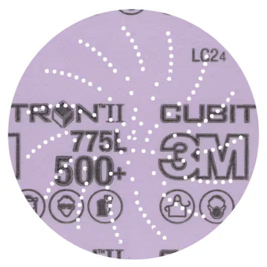 3M Xtract™ Cubitron™ II Filmscheibe 775L, 500+ 3MIL, 127 mm x UL, Stanzform 500LG, 50/Karton, 250 St./Karton