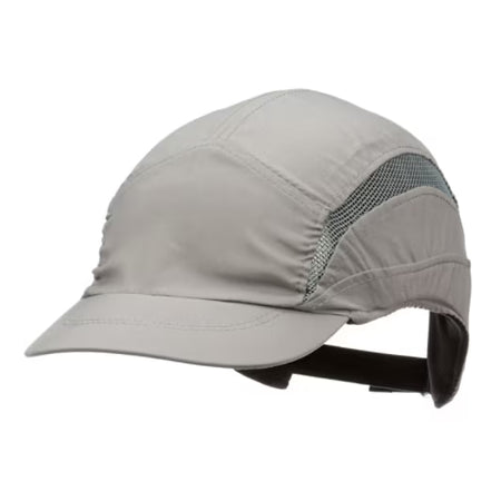 3M™ First Base™ 3 Anstoßkappe 2030607, Classic, Grau, kurzer Schirm, 55 mm, angepasst