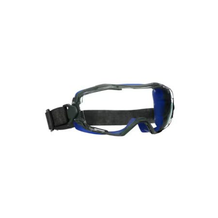 3M™ GoggleGear™ 6000 Schutzbrille, blaue Dichtlippe, Neoprenband, Scotchgard™ Anti-Beschlag- und Kratzschutzbeschichtung (K&N), klare Scheibe, GG6001NSGAF-BLU-EU, 10/Karton