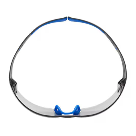 3M™ SecureFit™ 400 Schutzbrille, blau/grauer Rahmen, Scotchgard™ Anti-Beschlag und kratzbeständige Beschichtung (K&N), graue Scheiben für den Innen- und Außenbereich, SF407SGAF-BLU-EU