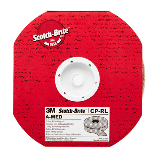 Scotch-Brite™ Cut & Polish Schleifrolle CP-RL, 25 mm x 5 mm, A MED