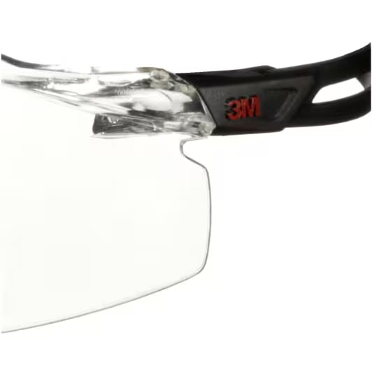 3M™ SecureFit™ 500 Schutzbrille, schwarzer Rahmen, Scotchgard™ Antibeschlag- und Kratzschutzbeschichtung (K&N), klare Scheiben, SF501SGAF-BLK-EU, 20/Karton
