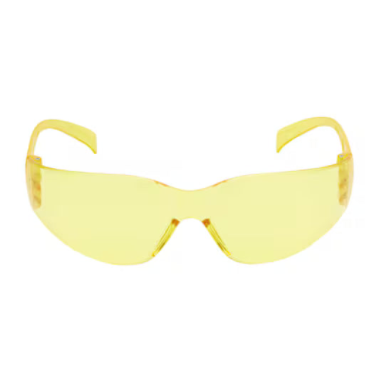 3M™ Virtua™ Schutzbrille, kratz-/beschlagfrei, bernsteinfarbene Gläser, 715003AF/AF-EU, 20/Karton