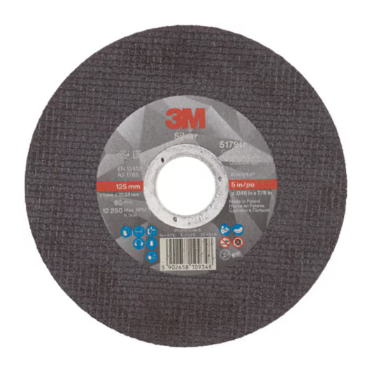 3M™ Silver Trennscheibe, T41, 125 mm x 1 mm x 22,23 mm