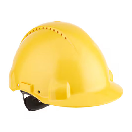 3M™ Schutzhelm, Uvicator, Ratschenverschluss, belüftet, Kunststoff-Schweißband, gelb, G3000NUV-GU