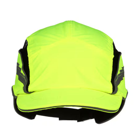 3M™ First Base™ 3 Anstoßkappe 2021866, Classic, Hi-Viz, Gelb, kurzer Schirm, 55 mm, angepasst