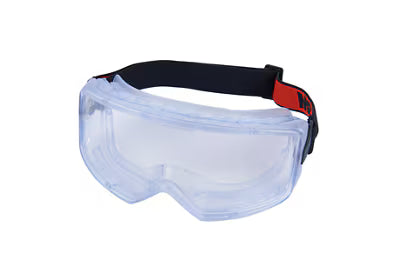 3M™ GoggleGear™ 3000er Serie Vollsichtbrille, PVC-Rahmen, klare Scotchgard™ AF-Scheibe, Premium-Stoffband, GG3101-SGAF EU