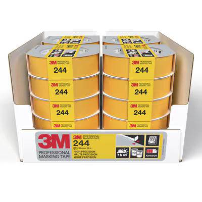 3M™ Professional Abdeckband 244, verschiedene Oberflächen, 30 mm x 50 m, 1 Rolle/Packung, 100% PEFC, SGSCH-PEFC-COC-110078