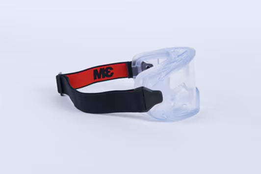 3M™ GoggleGear™ 3000er Serie Vollsichtbrille, PVC-Rahmen, klare Scotchgard™ AF-Scheibe, Premium-Stoffband, GG3101-SGAF EU