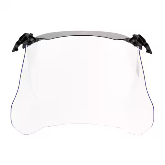 3M™ Gesichtsschutzschild, kurzer Schirm, Polycarbonat, klar, groß, V4KK