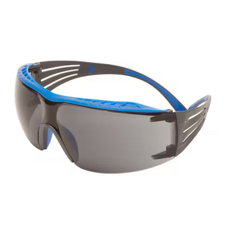 3M™ SecureFit™ 400X Schutzbrille, blau/grauer Rahmen, Scotchgard™ Anti-Beschlag- und Kratzschutzbeschichtung (K&N), graue Scheiben, SF402XSGAF-BLU-EU, 20/Karton