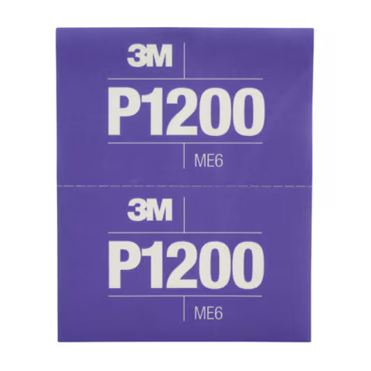 3M™ Flexible Hookit™ Schleifblätter 270J, 140 mm x 171 mm, P1200, 34342
