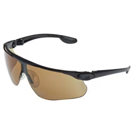 3M™ Maxim™ Ballistische Schutzbrille, schwarz/grauer Rahmen, DX, bronzefarbene Scheibe, 13297