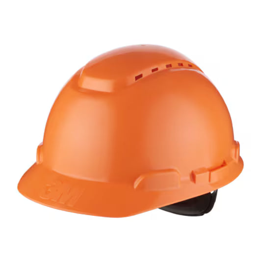 3M™ Schutzhelm, Ratschenverstellung, belüftet, Kunststoff-Schweißband, orange, H700N-OR