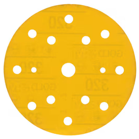 3M™ Hookit™ Gold Schleifscheibe 288U, 150 mm, 15-Loch, 320, 51551