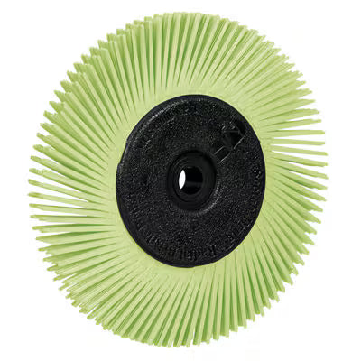 Scotch-Brite™ Radialborste, PN-RB, 50+, 152,4 mm x 12,7 mm x 25,4 mm (6 Zoll x 1/2 Zoll x 1 Zoll), Typ A, mit Adapter