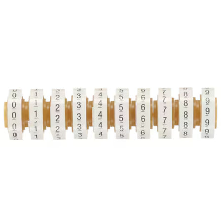 3M™ ScotchCode™ SDR-0/9 Kabelmarkierung Nachfüllrollen, Nummer 0-9, 10x Verkaufsverpackung