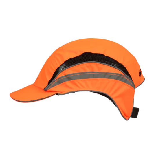 3M™ First Base™ 3 Anstoßkappe 2021874, Classic, Warnschutz, orange, kurzer Schirm, 55 mm, kundenspezifisch