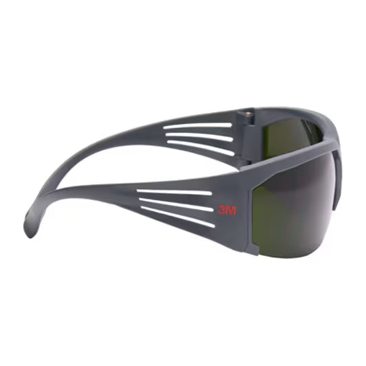 3M™ SecureFit™ Schutzbrille der Serie 600, grauer Rahmen, kratzfeste, Lastint 5.0 Gläser, SF650AS-EU, 20 Stück/Karton