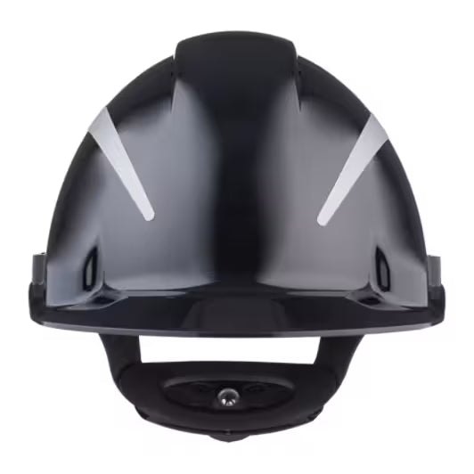 3M™ Schutzhelm, Uvicator, Ratschenverschluss, belüftet, reflektierend, Kunststoff-Schweißband, schwarz, G3000NUV-R-SV