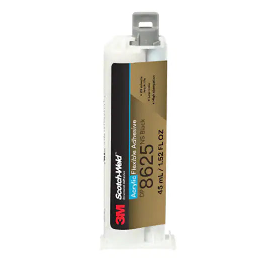 3M™ Scotch-Weld™ Flexibler Acrylatklebstoff DP8625NS, Schwarz, 45 ml Duo-Pack