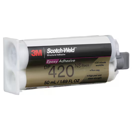 3M™ Scotch-Weld™ Konstruktionsklebstoff DP420NS, schwarz, 50 ml Duo-Pack