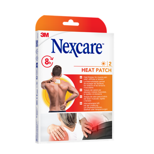 Nexcare™ Wärmepflaster, 9,5 cm x 13 cm, 2 Stück/Packung
