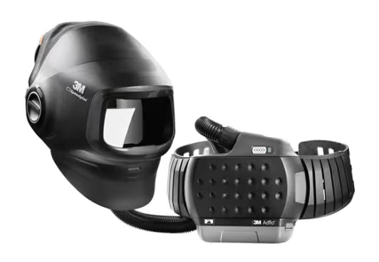 3M™ Speedglas™ G5-01 Schweißhelm, ohne Schweißfilter mit Verbrauchsmaterialien-Set und Tasche mit 3M™ Adflo™ PAPR-System, 617809