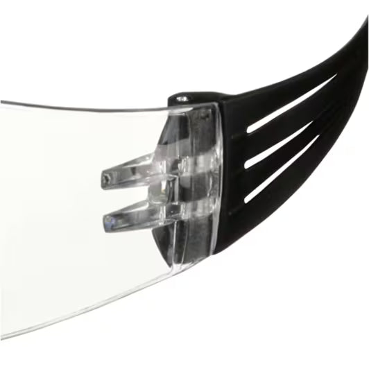 3M™ SecureFit™ 100 Schutzbrille, schwarzer Rahmen, kratzfeste, klare Gläser, SF101AS-BLK-EU, 5 St./Packung, 20 Packungen/Karton
