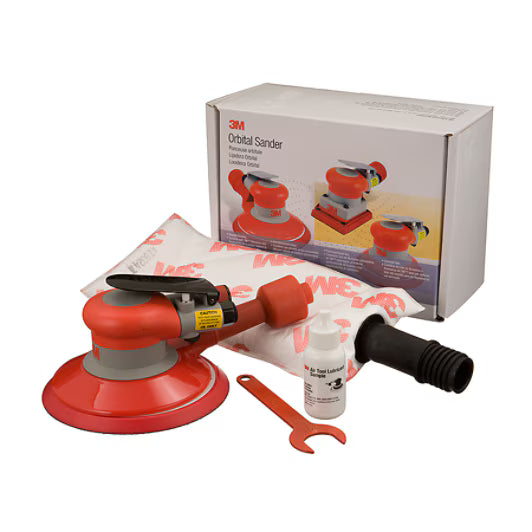 3M™ Elite Druckluft-Exzenterschleifer mit Staubsack, 0,28 CV
