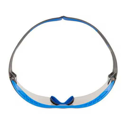 3M™ SecureFit™ 400X Schutzbrille, blau/grauer Rahmen, Scotchgard™ Anti-Beschlag- und Anti-Kratz-Beschichtung (K&N), hellgraue Scheiben für Innen/Außen, SF407XSGAF-BLU-EU, 20/Karton