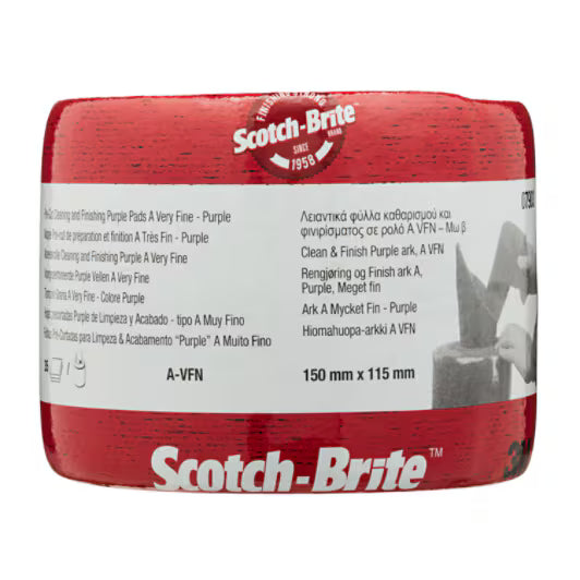 Scotch-Brite™ Clean and Finish Schleifrolle, 150 mm x 115 mm, A VFN