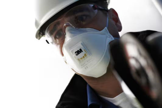 3M™ Aura™ Atemschutzmaske, FFP3, mit Ventil, 9332+