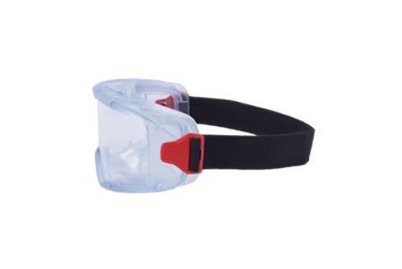 3M™ GoggleGear™ Schutzbrille der Serie 3000, PVC-Rahmen, klare AF-Scheibe, Stoffband, GG3001-AF EU