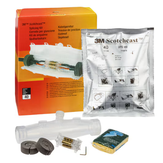 3M™ Scotchcast™ 92-NBA 3C Gießharz-Verbindungsgarnitur, 0.6/1 kV, 4x 1.5 - 16, 5x 1.5 - 16 mm², Schraubverbinder