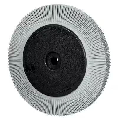 Scotch-Brite™ Radialborste, PN-RB, 120+, 203,2 mm x 25,4 mm x 31,75 mm (8 Zoll x 1 Zoll x 1-1/4 Zoll), Typ S, mit Flansch