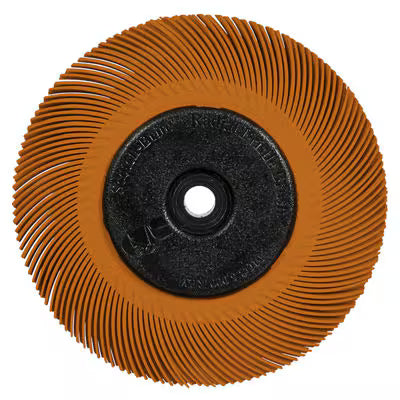 Scotch-Brite™ Radialborste, PN-RB, 80+, 152,4 mm x 11,113 mm x 25,4 mm (6 Zoll x 7/16 Zoll x 1 Zoll), Typ C, mit Adapter