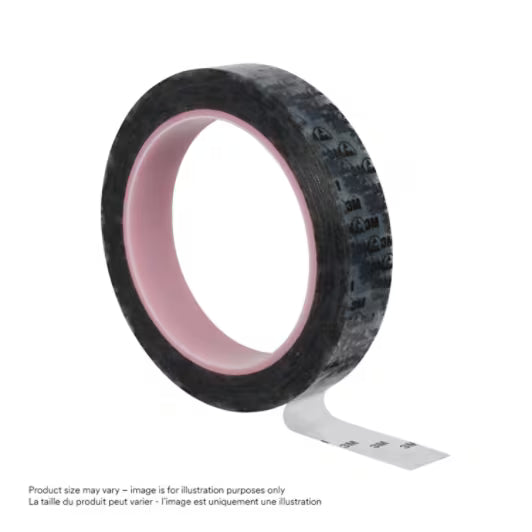 3M™ ET 40PR Polyesterband, antistatisch, bedruckt, transparent, 50 mm x 66 m x 0,06 mm