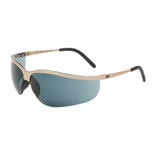 3M™ Metaliks™ Schutzbrille, Metallrahmen, kratzfest/antibeschlag, graue Gläser, 71461-00004
