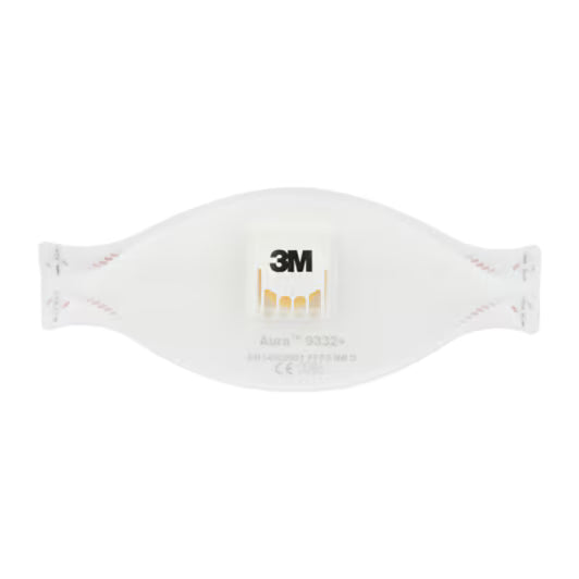 3M™ Aura™ Staubmaske, FFP3, mit Ventil, Großpackung, 9332+