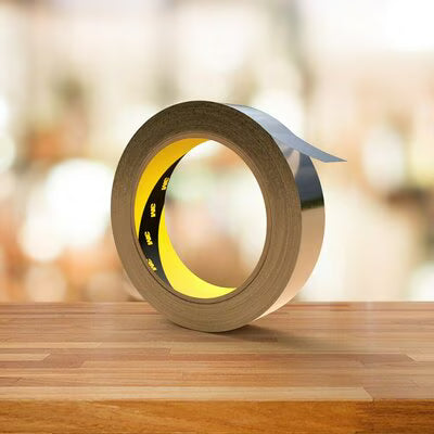 3M™ Aluminiumband 431, Silber, 50 mm x 55 m, 0,09 mm