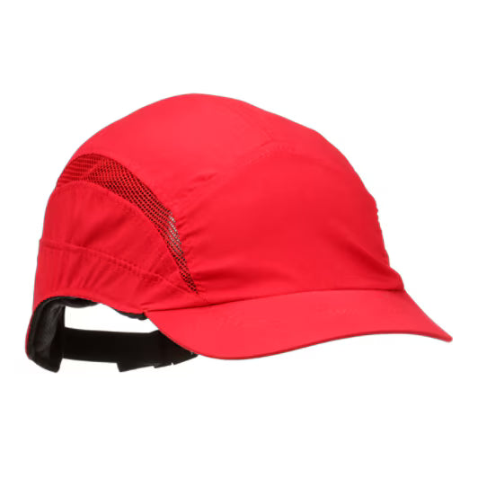 3M™ First Base™ 3 Anstoßkappe 2030616, Classic Rot, kurzer Schirm, 55 mm, angepasst