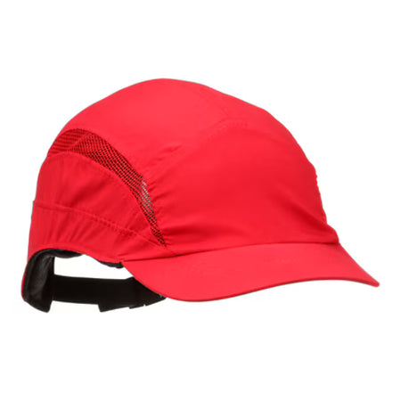 3M™ First Base™ 3 Anstoßkappe 2030616, Classic Rot, kurzer Schirm, 55 mm, angepasst