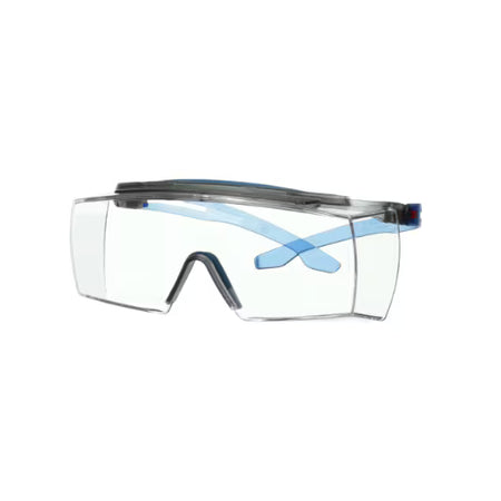 3M™ SecureFit™ 3700 Überbrille, blau Bügel, Augenbrauenschutz, Scotchgard™ Anti-Beschlag (K&N), klare Scheibe, SF3701XSGAF-BLU-EU, 20/Karton