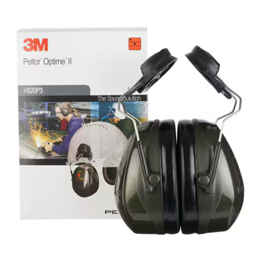 3M™ PELTOR™ Optime™ I Kapselgehörschutz, 30 dB, grün, Helmbefestigung, H520P3A-410-GQ