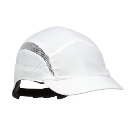 3M™ First Base™ 3 Anstoßkappe 2030604, Classic, Weiß, kurzer Schirm, 55 mm, angepasst