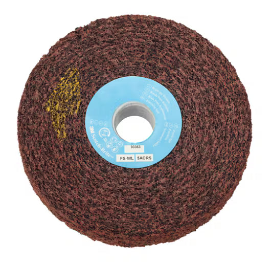 Scotch-Brite™ Finishing Wheel FS-WL, blau, 150 mm x 51 mm x 25,4 mm, 2S CRS