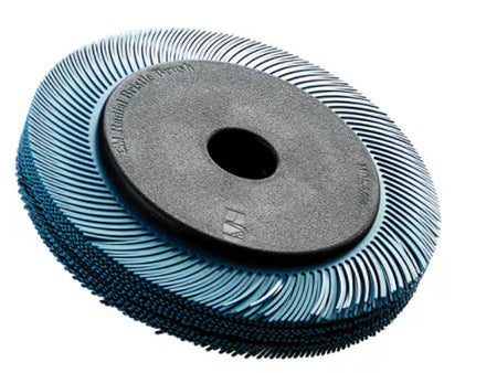 Scotch -brite ™ Radial Bistle Pinsel BB -ZB mit Adapter - Typ C - 194 mm x 25 mm x 32 mm - P120 | 1 Übertreibung von 2 Teilen